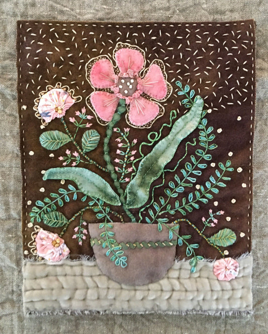 ROCK ROSE Wool Applique Kit