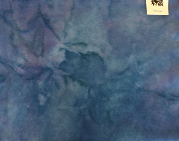HYDRANGEA Hand Dyed Wool Fabric for Wool Applique and Rug Hooking