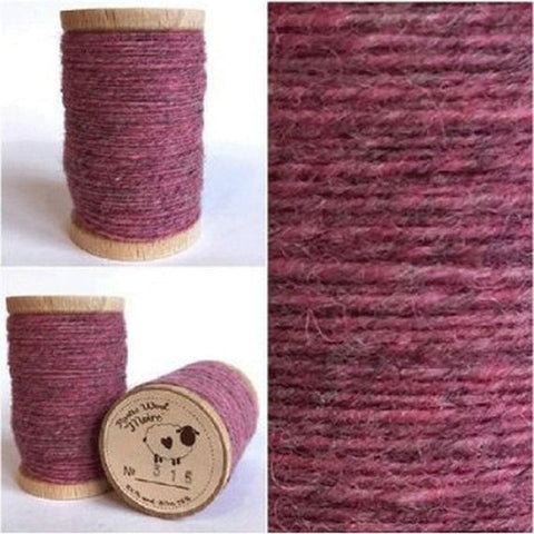 FUCHSIA Hand Dyed Felted Wool Fabric for Wool Applique and Rug Hooking