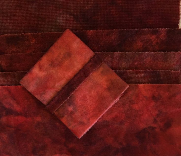 RED FOX Hand Dyed Wool Bundle for Primitive Rug Hooking and Wool Applique