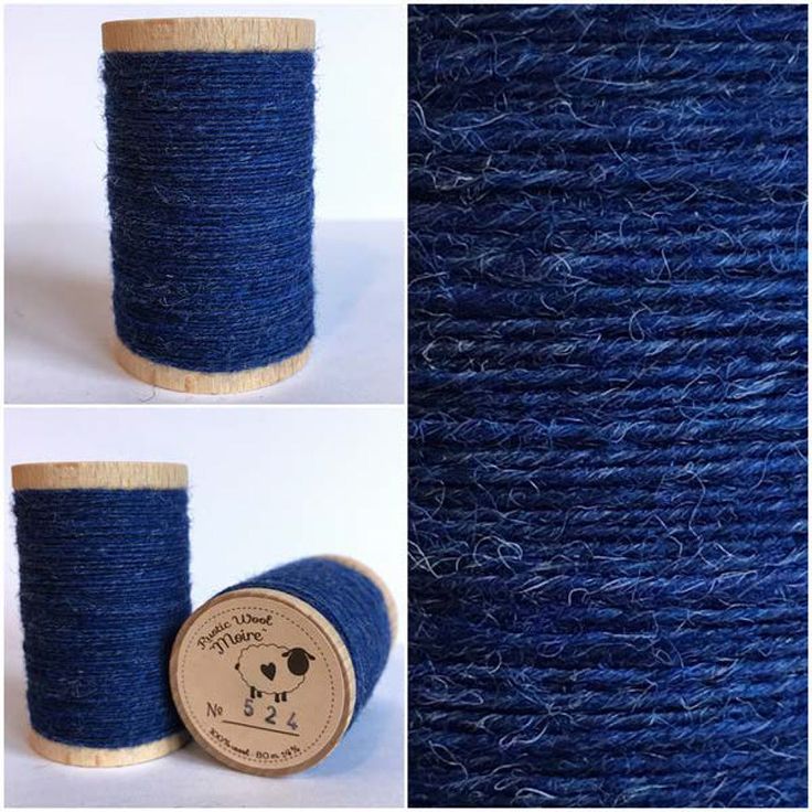 BRILLIANT BLUE Hand Dyed Wool Fabric for Wool Applique and Rug Hooking