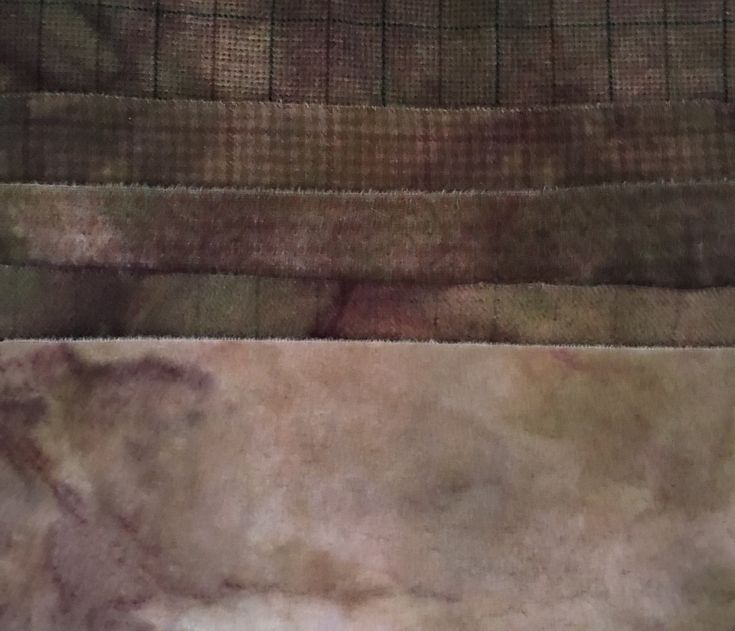 PINE CONES Hand Dyed Bundle for Primitive Wool Applique and Rug Hooking