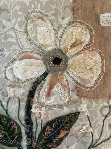 FABRIC FLOWER Collage Kit
