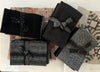 BLACK MIX of Mill Dyed Wool for Wool Applique and Rug Hooking