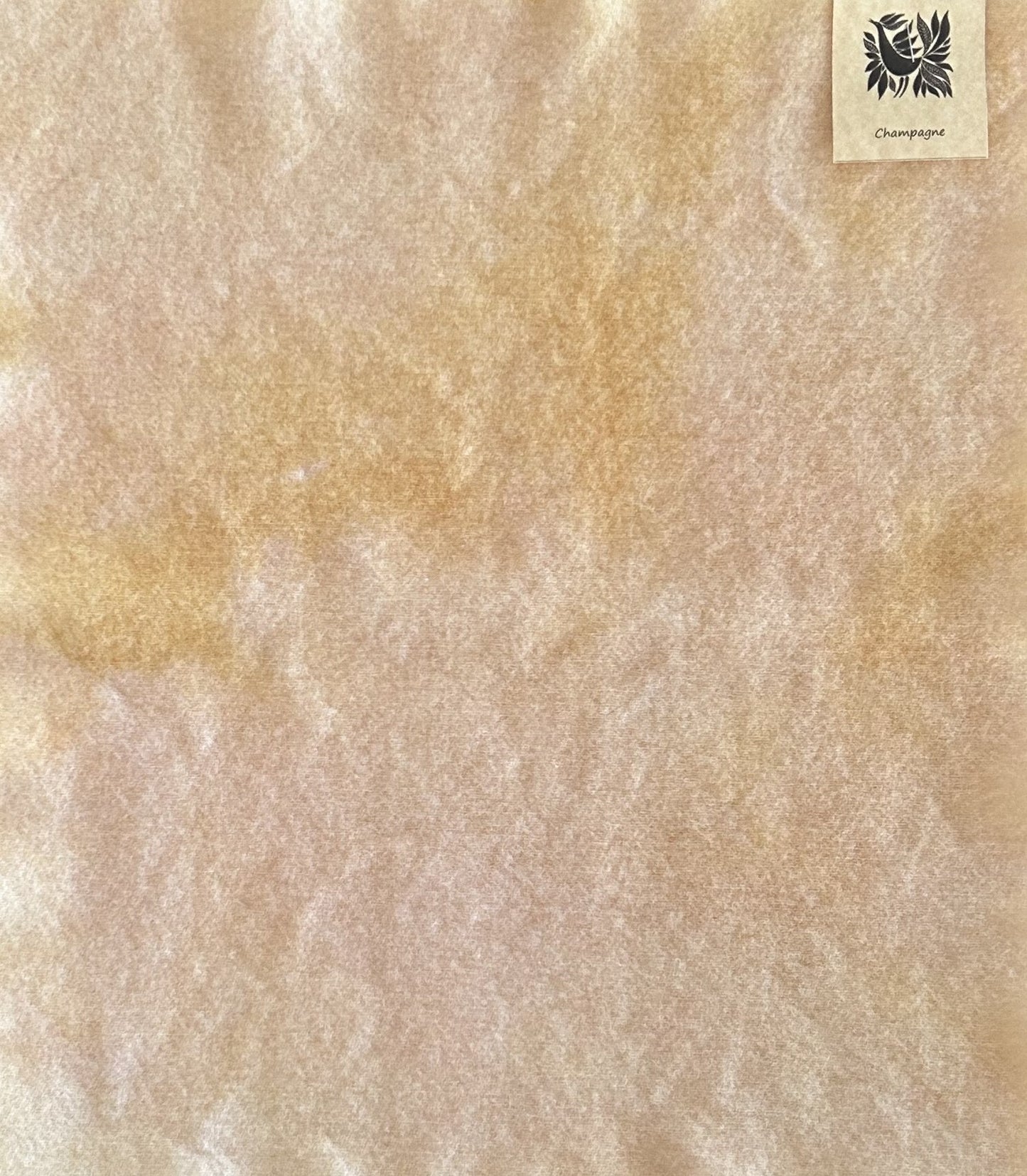 CHAMPAGNE Hand Dyed Wool Fabric for Wool Applique and Rug Hooking
