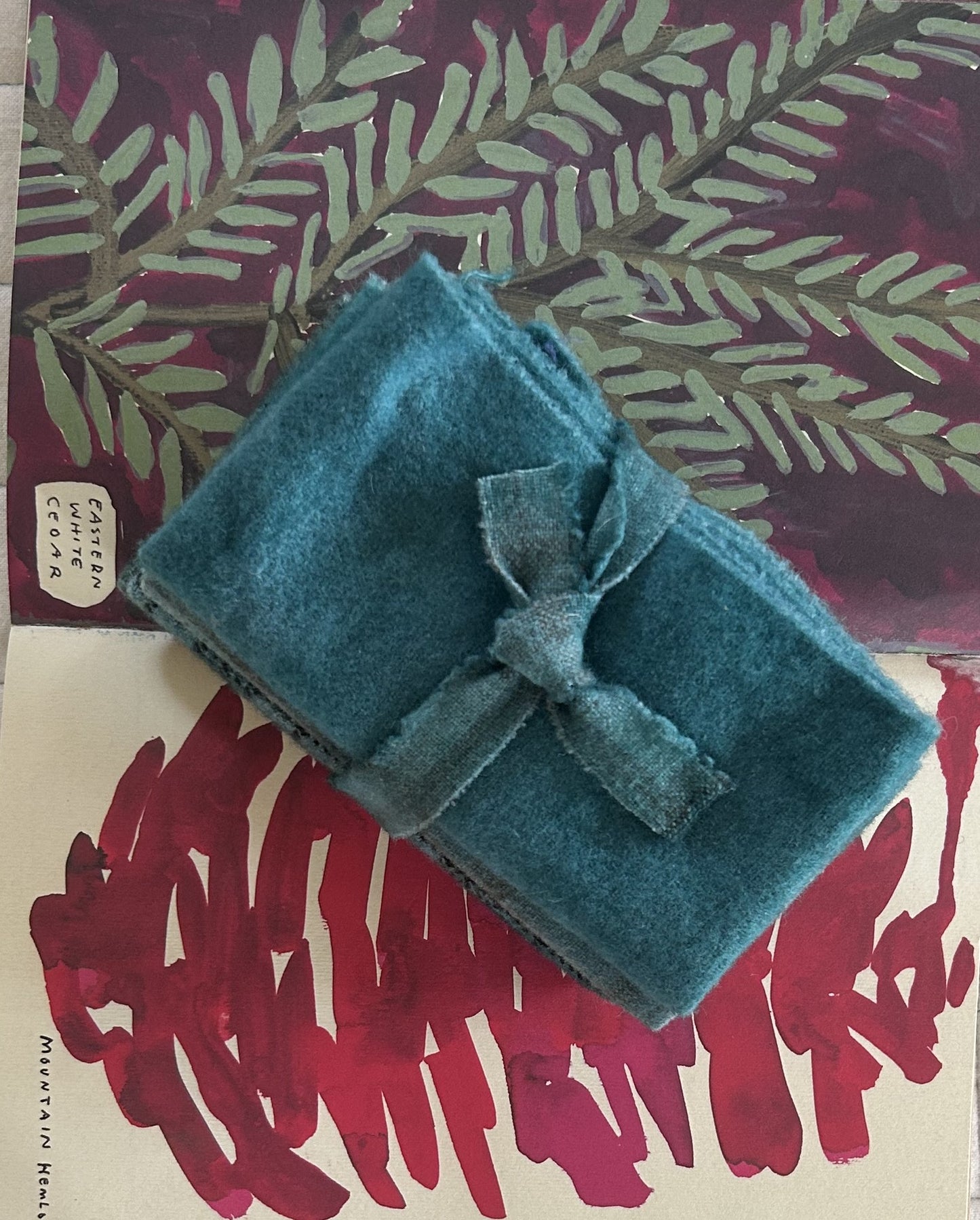 MALLARD Hand Dyed Wool Bundle for Primitive Rug Hooking and Wool Applique
