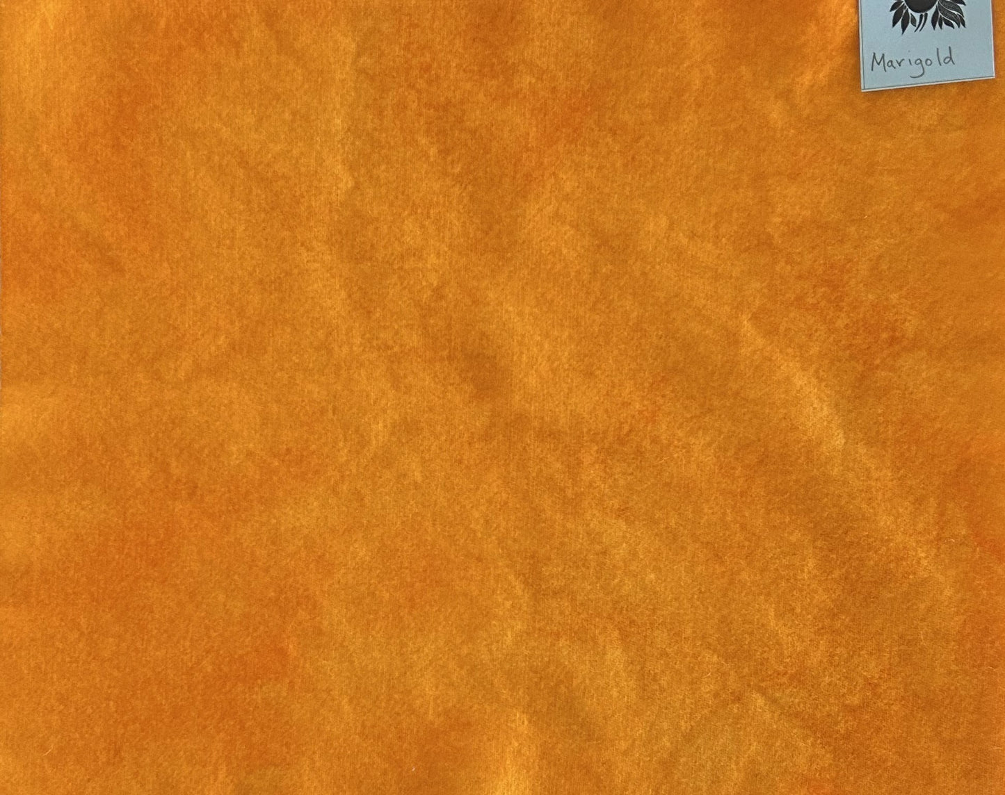 MARIGOLD Hand Dyed Wool Fabric for Wool Applique and Rug Hooking