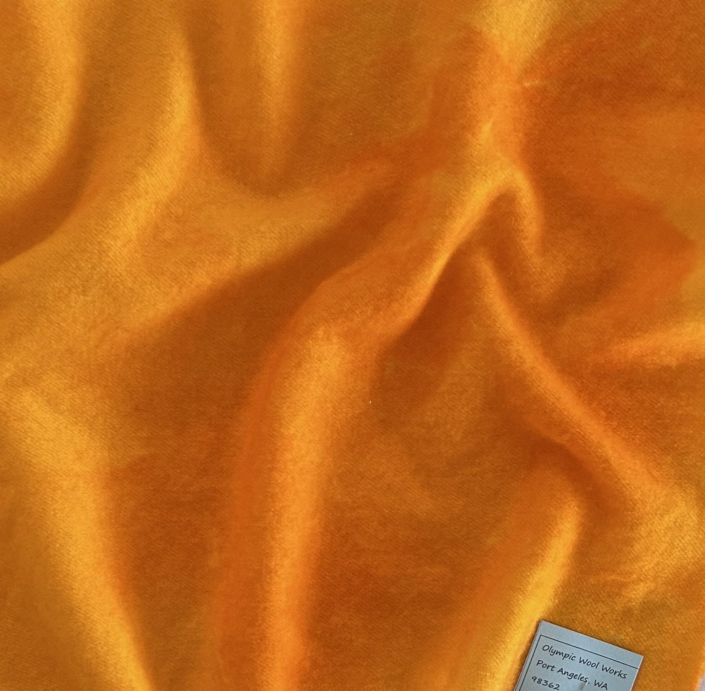 MARIGOLD Hand Dyed Wool Fabric for Wool Applique and Rug Hooking