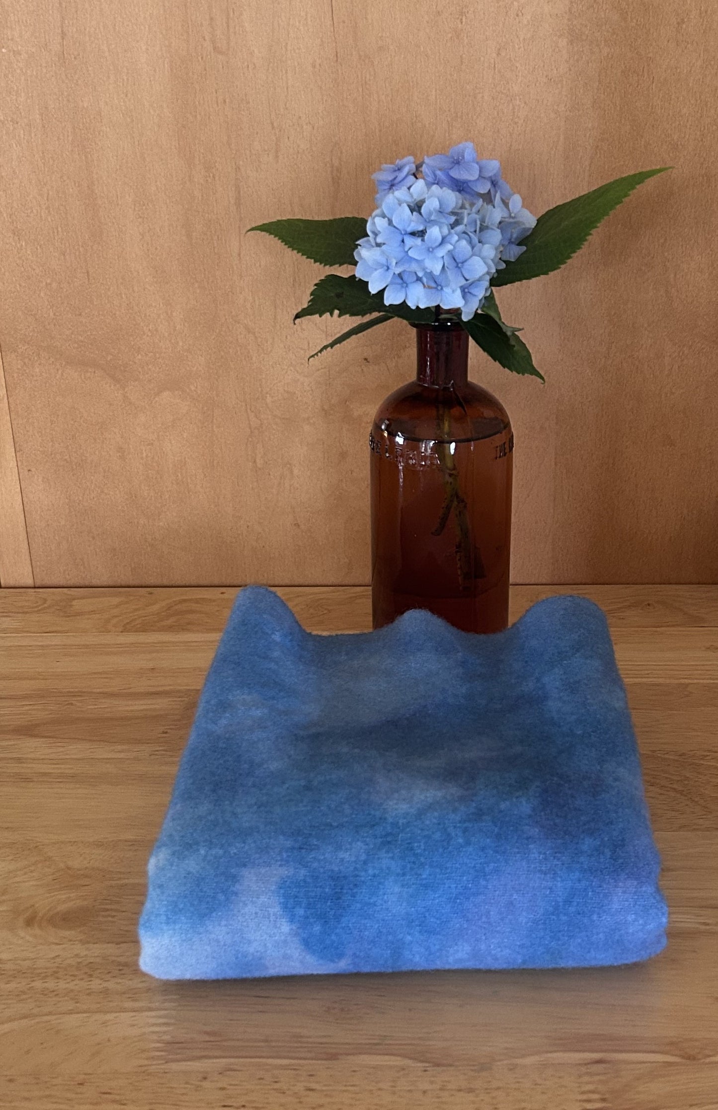HYDRANGEA Hand Dyed Wool Fabric for Wool Applique and Rug Hooking