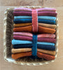 INDIAN SUMMER Six Pack of Hand Dyed Wool Bundle for Rug Hooking & Wool Applique