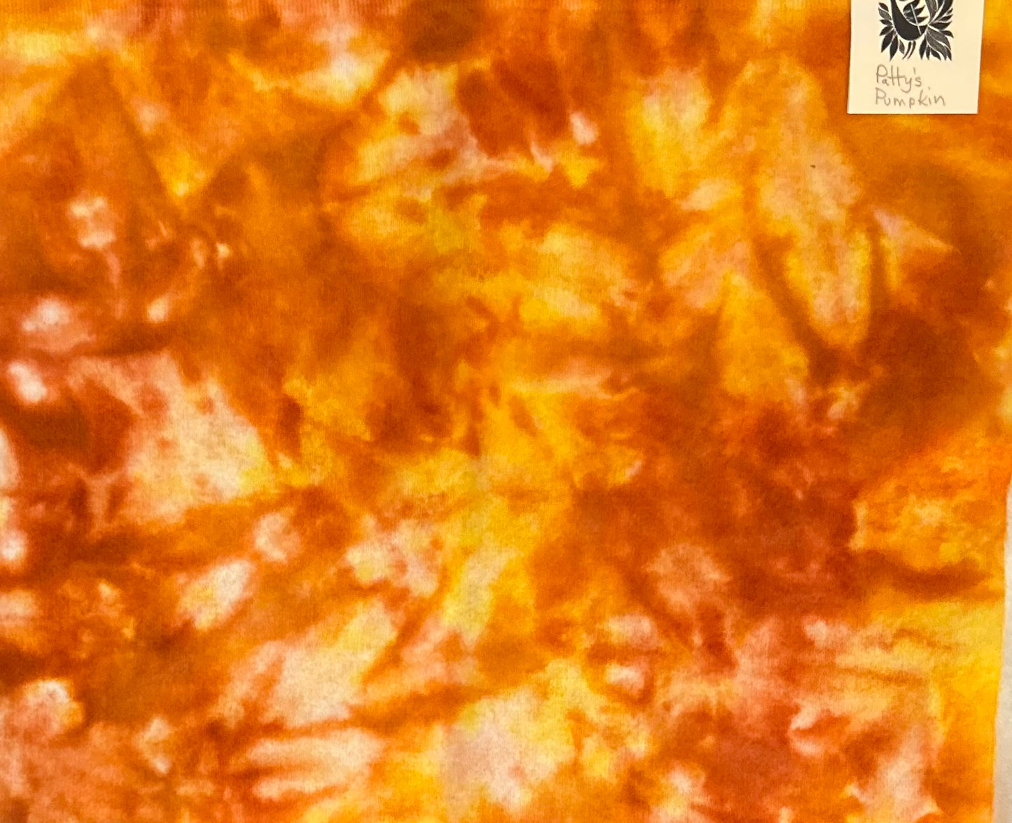 PUMPKIN ORANGE Spot Hand Dyed Wool Fabric for Wool Applique and Rug Hooking