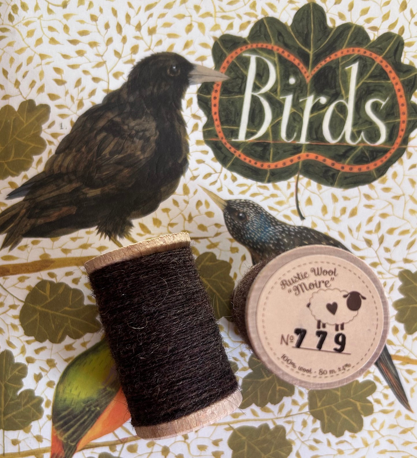 Rustic Moire Wool Thread #779