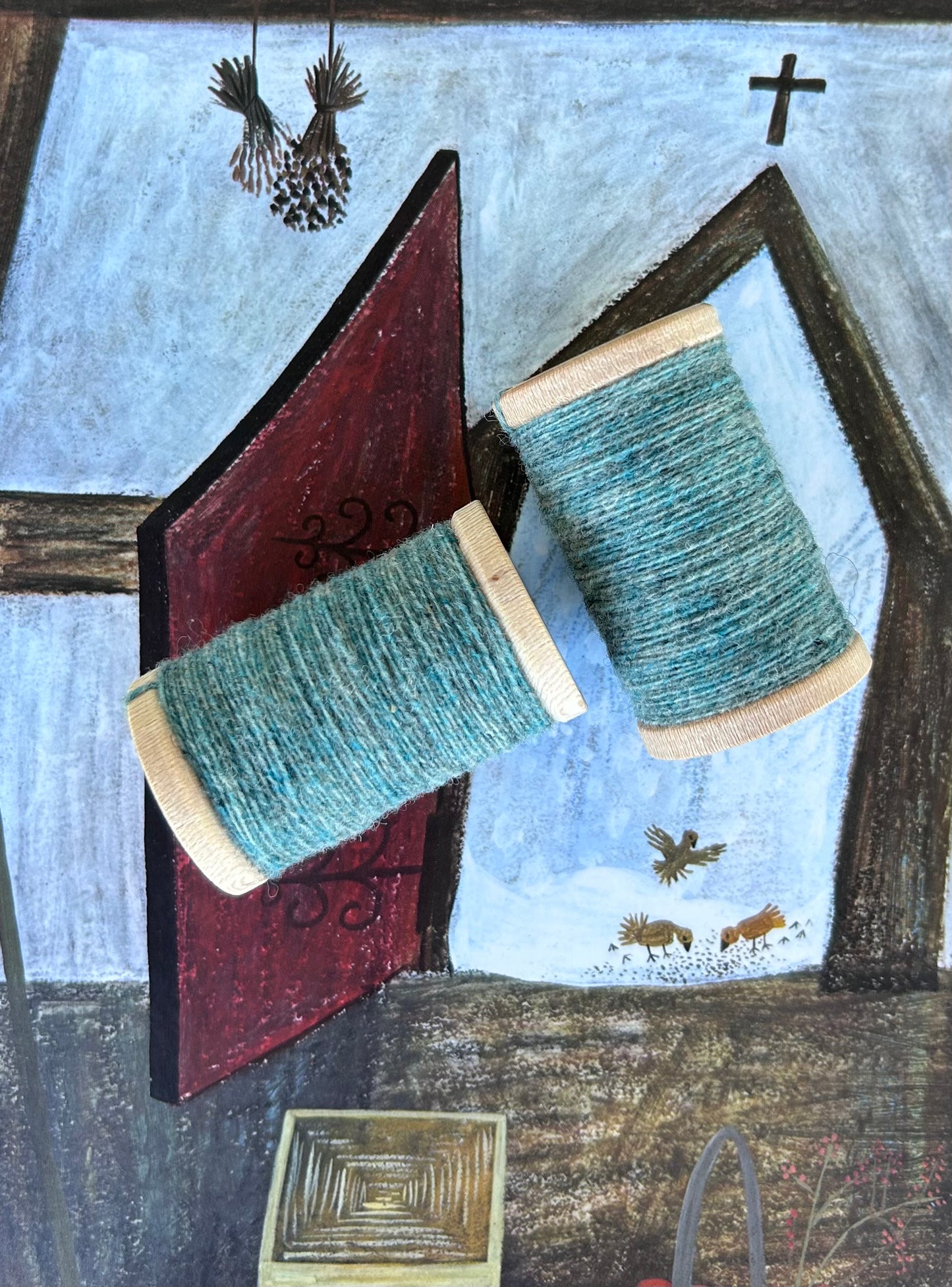 Rustic Moire Wool Thread #441