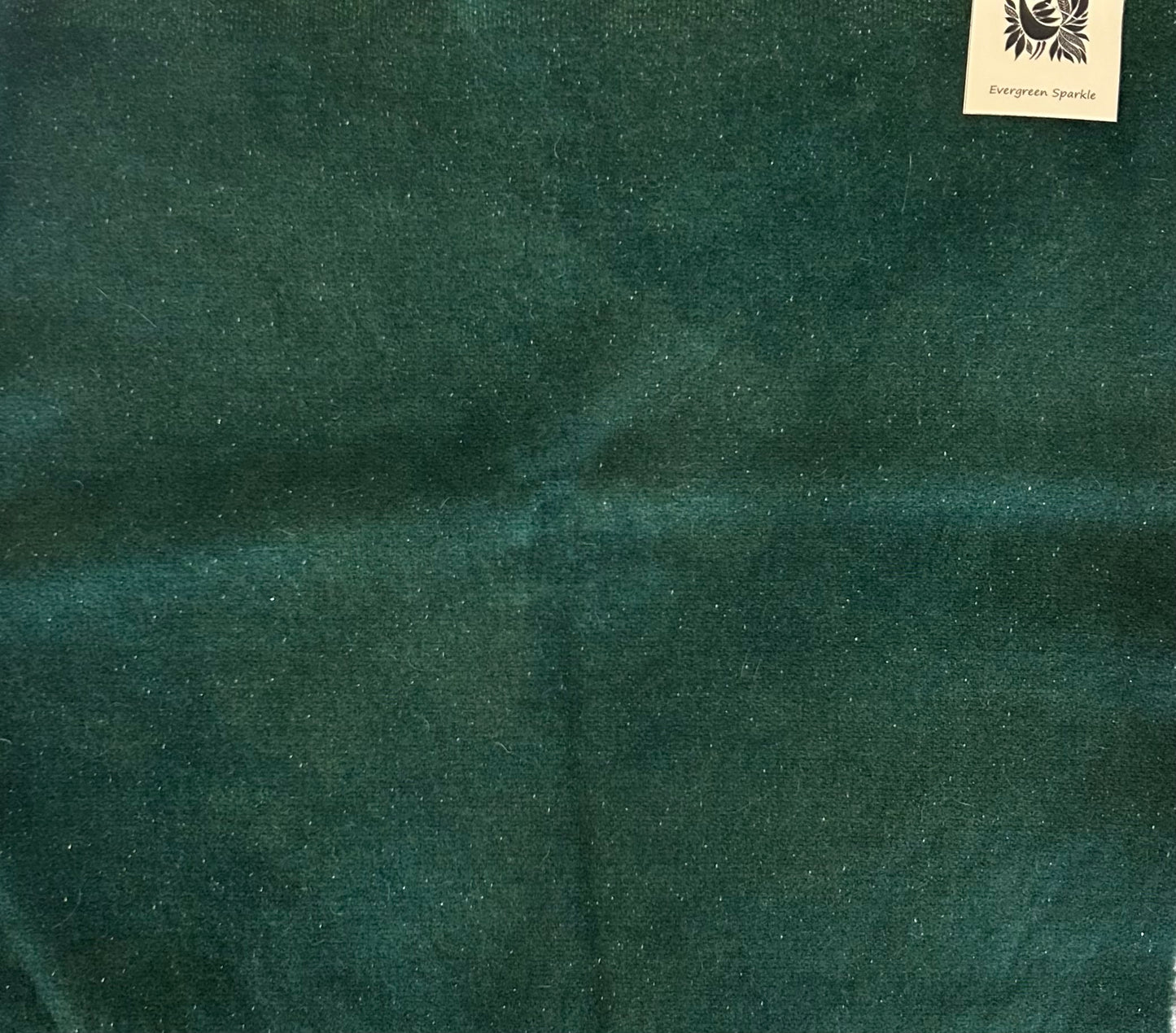 O CHRISTMAS TREE Hand Dyed Fat QUARTER Wool Fabric for Wool Applique and Rug Hooking