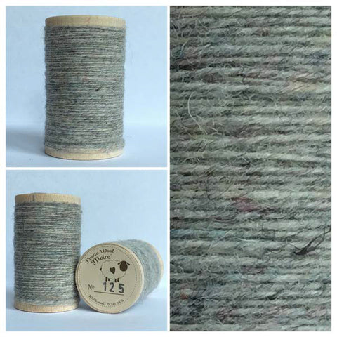 QUICK SILVER Hand Dyed Felted Wool Fabric for Wool Applique and Rug Hooking