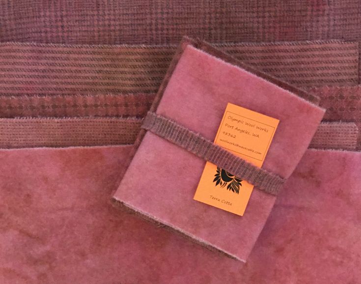 TERRA COTTA Hand Dyed Wool Bundle for Primitive Rug Hooking and Wool Applique