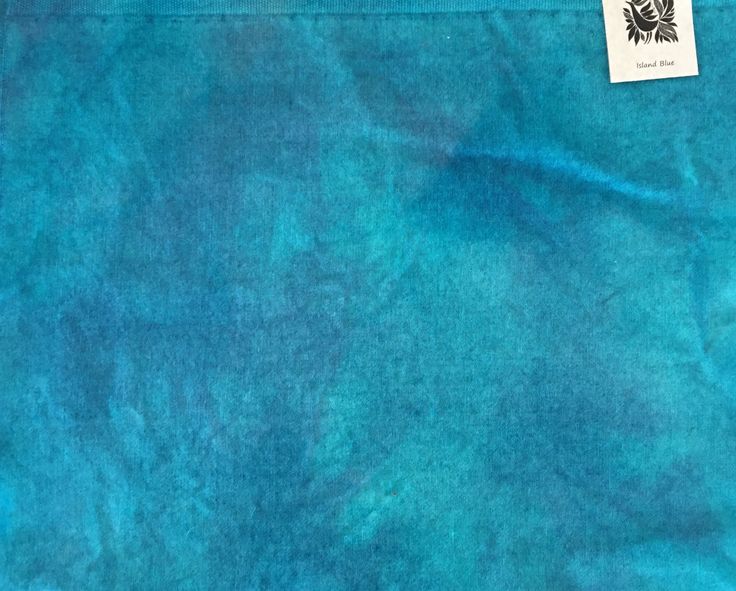 ISLAND BLUE Hand Dyed Wool Fabric for Wool Applique and Rug Hooking