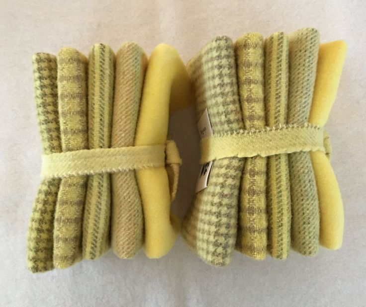 YELLOWSTONE Hand Dyed Wool Bundle for Wool Applique, Rug Hooking, Rug Braiding and Wool Crafting