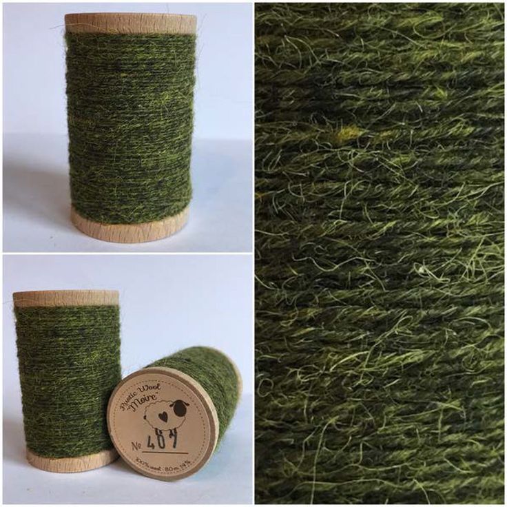 GREEN TEA Hand Dyed Wool Fabric for Primitive Wool Applique and Rug Hooking