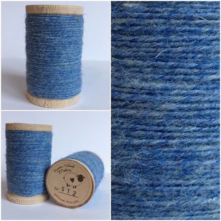 BLUE BIRD Hand Dyed Wool Fabric for Wool Applique and Rug Hooking