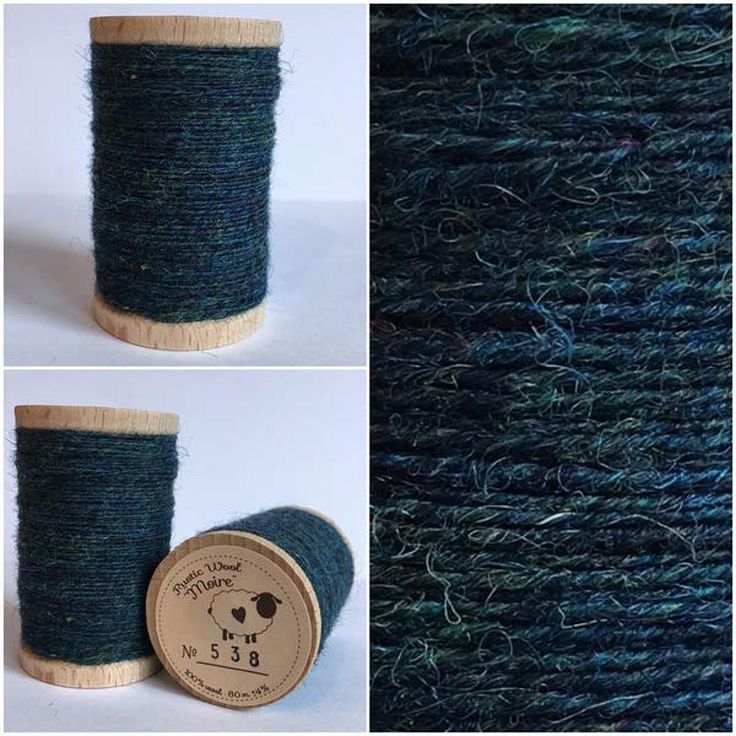 AFTER MIDNIGHT Hand Dyed Wool Fabric for Wool Applique and Rug Hooking