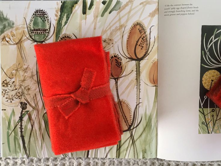 GERANIUM Hand Dyed Wool Bundle for Wool Applique and Rug Hooking