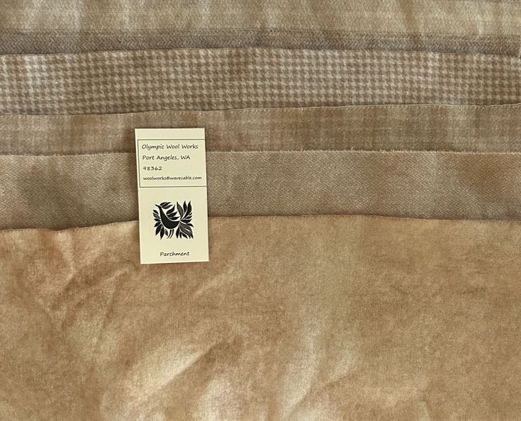 PARCHMENT Hand Dyed Wool Bundle for Primitive Wool Applique and Rug Hooking