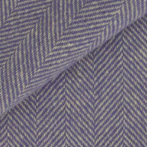 LILAC and White HERRINGBONE Fat Quarter Yard, Felted Wool Fabric