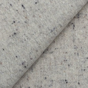 Soft Grey Heather with Flecks of Black Fat Quarter Yard, Felted Wool Fabric for Rug Hooking, Wool Applique & Crafts