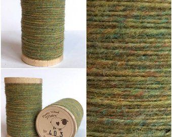 KEY LIME Hand Dyed Wool Bundle for Wool Applique and Rug Hooking