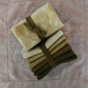 BURNISHED GOLD Six Pack of Hand Dyed Wool Bundle for Rug Hooking & Wool Applique