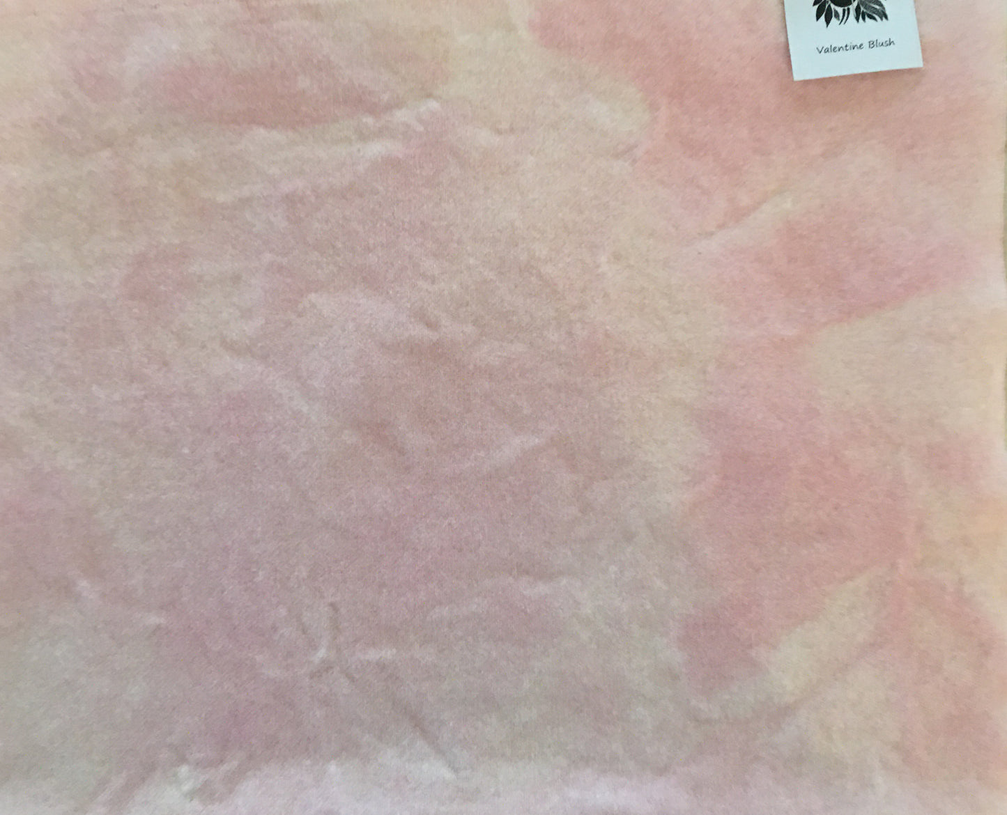 VALENTINE BLUSH Hand Dyed Wool Fabric for Wool Applique and Rug Hooking