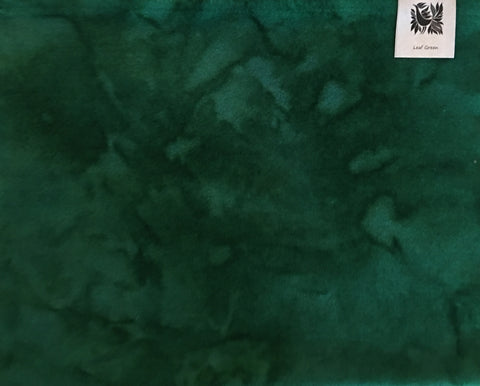 LEAF GREEN Hand Dyed Felted Wool Fabric for Wool Applique and Rug Hooking