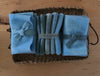 BABY BLUE EYES Hand Dyed Wool Bundle for Wool Applique and Rug Hooking
