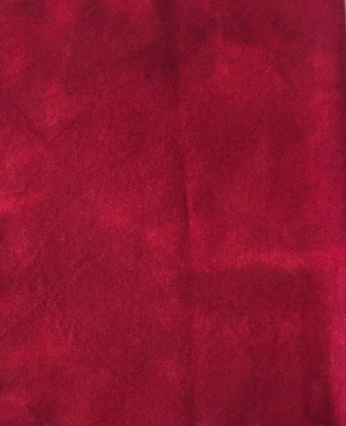 TURKEY RED Hand Dyed Felted Wool Fabric for Wool Applique and Rug Hooking