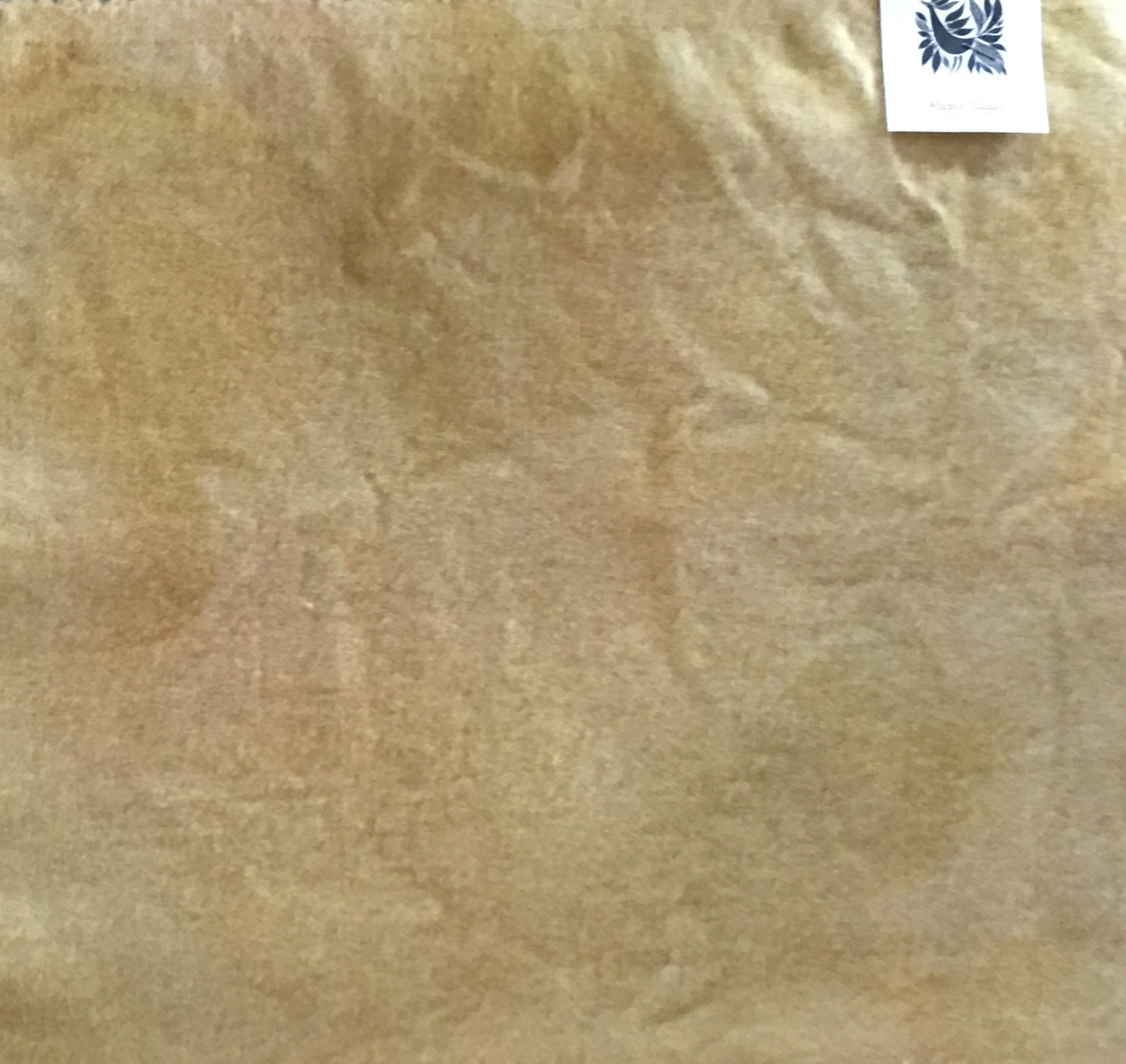 MAPLE SUGAR Hand Dyed Wool Fabric for Wool Applique and Rug Hooking