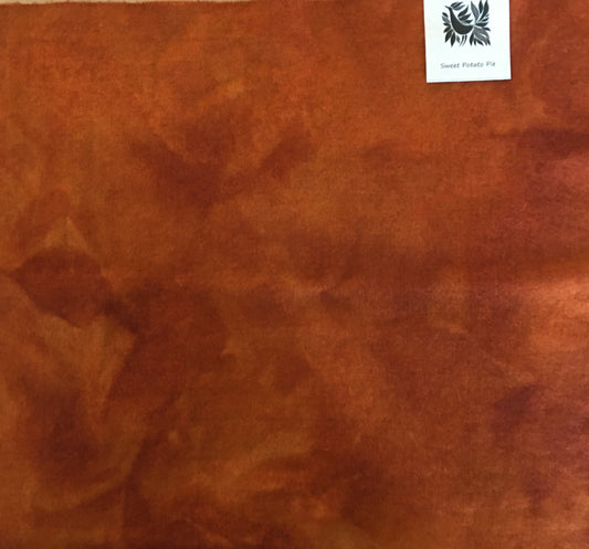 SWEET POTATO PIE Hand Dyed Wool Fabric for Wool Applique and Rug Hooking