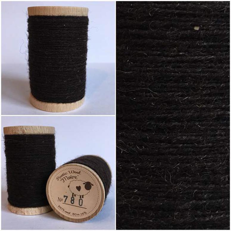 CHOCOLATE BROWN Hand Dyed Wool Bundle for Wool Applique and Rug Hooking