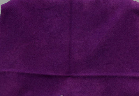 PURPLE Hand Dyed Felted Wool Fabric for Wool Applique and Rug Hooking