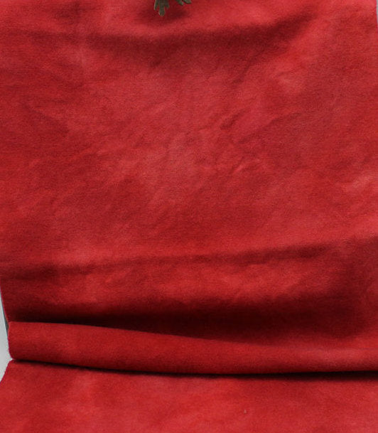 TURKEY RED Hand Dyed Wool Fabric for Wool Applique and Rug Hooking