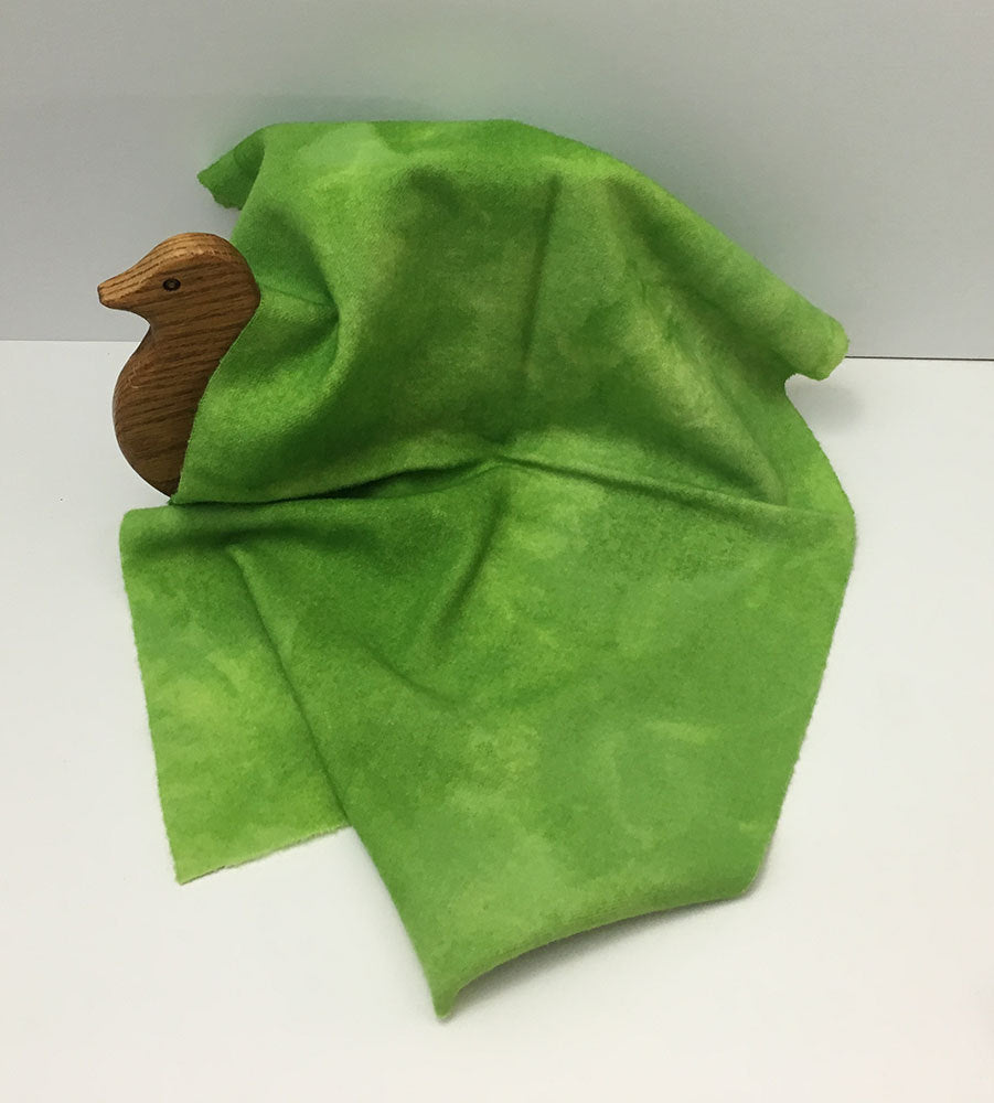 SOUR APPLE Hand Dyed Wool Fabric for Wool Applique and Rug Hooking