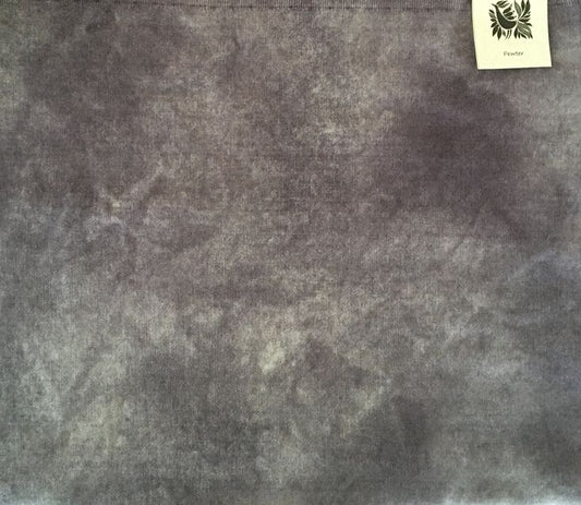 PEWTER Hand Dyed Wool Fabric for Wool Applique and Rug Hooking