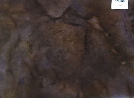 CHESTNUT BROWN Hand Dyed Wool Fabric for Wool Applique and Rug Hooking