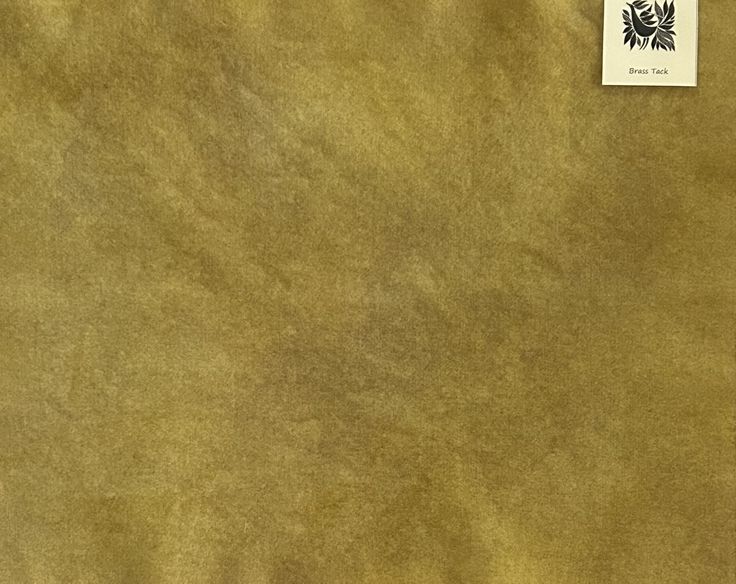 BRASS TACK Hand Dyed Wool Fabric for Wool Applique and Rug Hooking