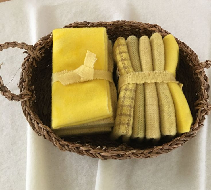YELLOWSTONE Hand Dyed Wool Bundle for Wool Applique, Rug Hooking, Rug Braiding and Wool Crafting
