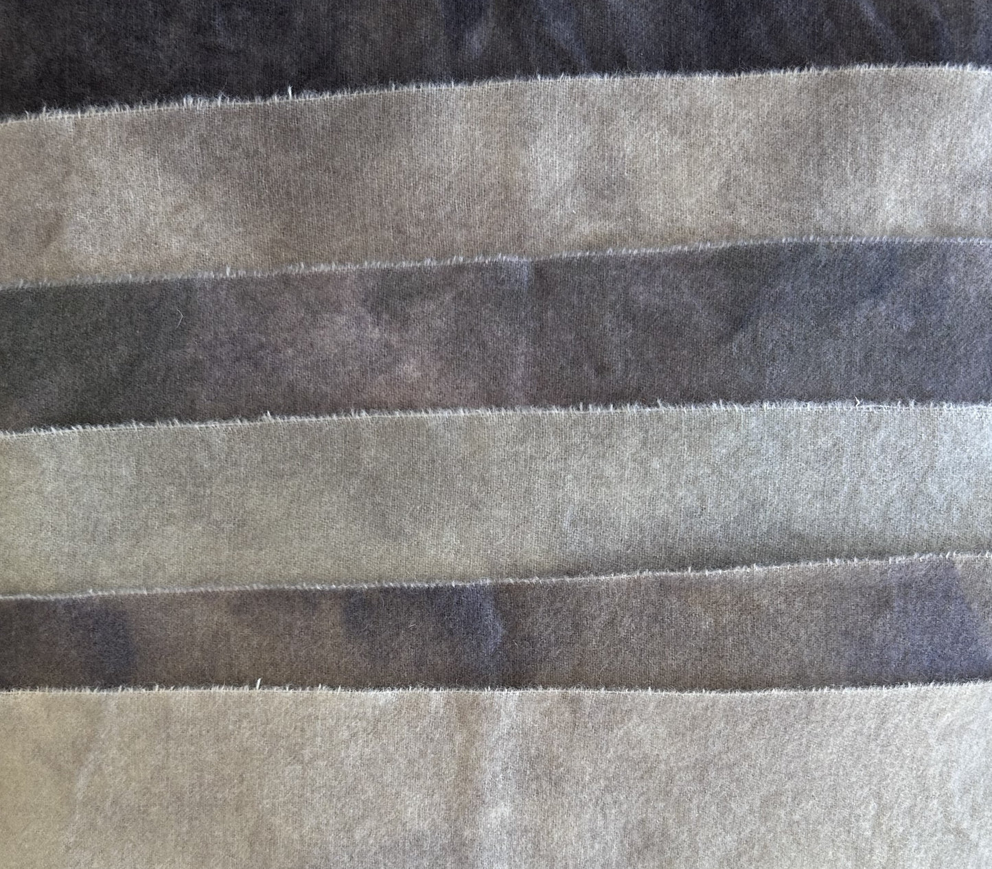 FOG and STONE Six Pack of Hand Dyed Wool Bundle for Rug Hooking & Wool Applique