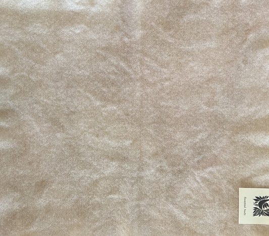 ROASTED NUTS Hand Dyed Wool Fabric for Primitive Wool Applique and Rug Hooking