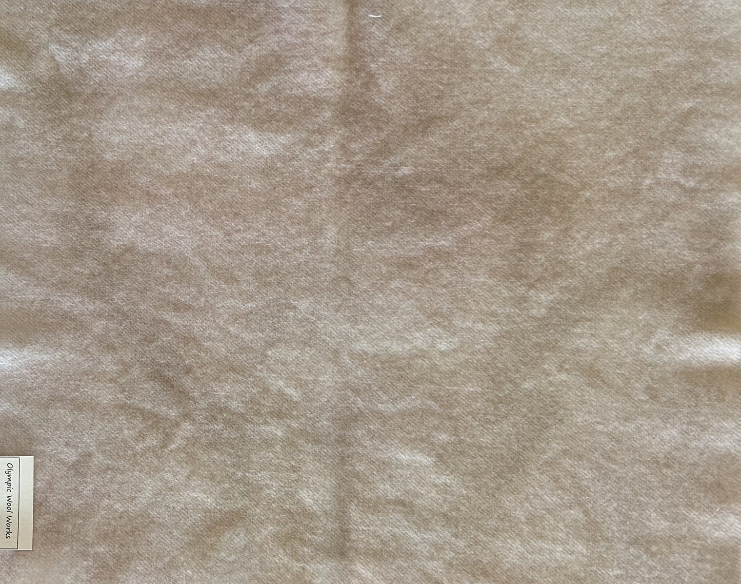 ROASTED NUTS Hand Dyed Wool Fabric for Primitive Wool Applique and Rug Hooking