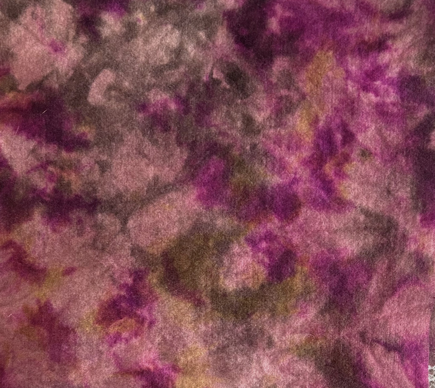 Spot Dyed #3 Hand Dyed Wool Fabric for Wool Applique and Rug Hooking
