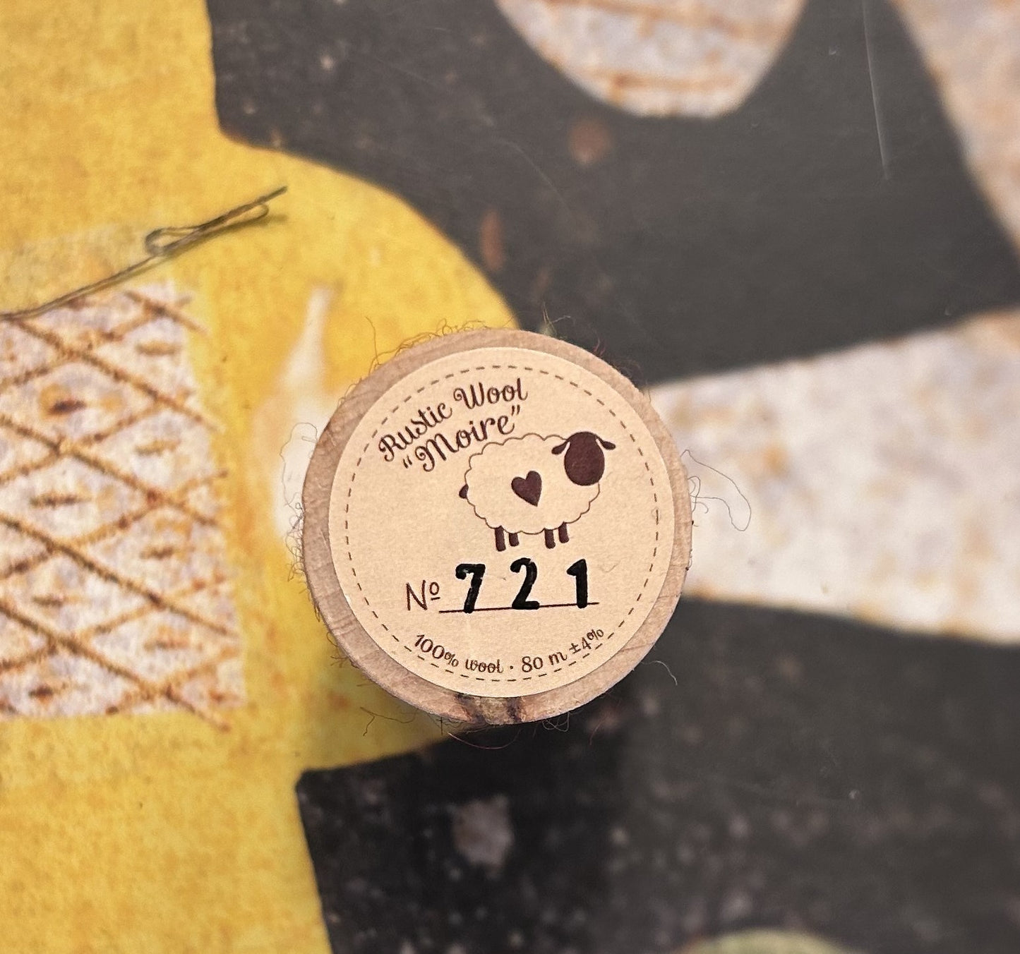 Rustic Moire Wool Thread #721